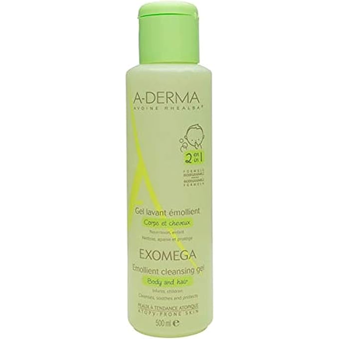 جل تنظيف A-Derma Aderma Exomega Emollient 500 مل